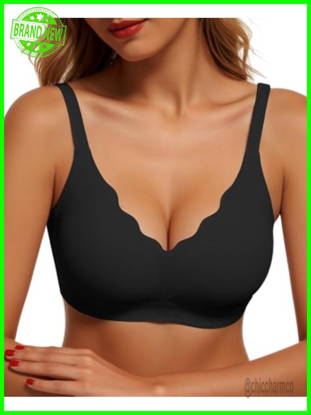 Wireless Seamless Full Coverage Push-Up Bra Women's Jelly Bralette